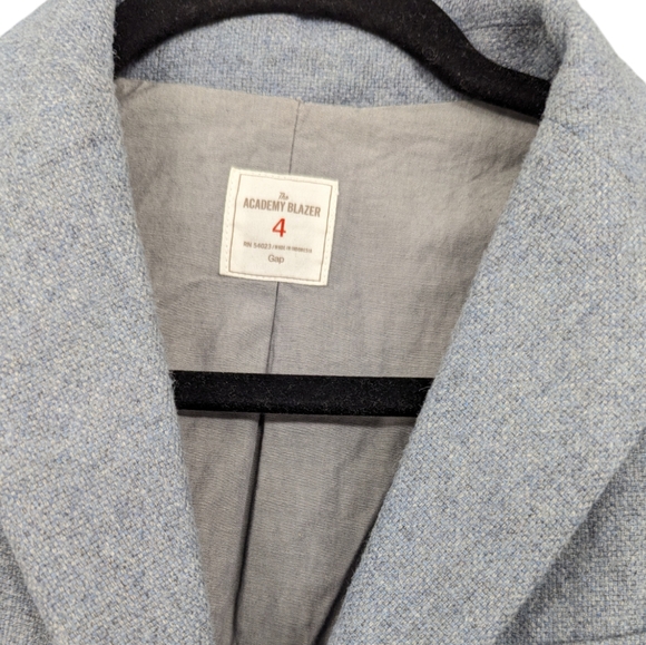 GAP| Women's Academy Blazer Jacket | HeathervGray | Used | Size 4 - Picture 3 of 13